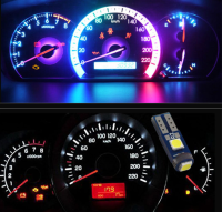 T5 Led Bulb W3W W1.2W 12V Led Canbus Car Dashboard Warming Indicator Wedge Inner Instrument Lamp Bright Lights