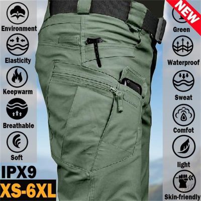 Mens Camouflage Cargo Pants Elastic Multiple Pocket Military Male Trousers Outdoor Joggers Pant Tactical Plus Size Pants Men 3XL TCP0001