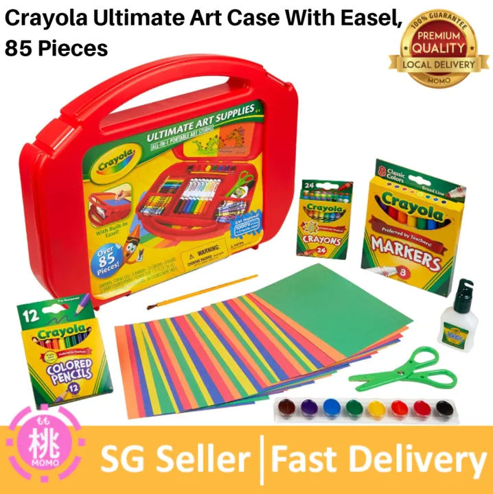 Crayola Create And Carry Art Set 75 Pcs / Ultimate Art Case With Easel ...