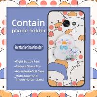 Cute Soft Case Phone Case For Samsung Galaxy A7 2017/A720 Cartoon phone stand holder armor case Anti-dust Anti-knock
