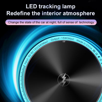 15วัตต์แม่เหล็กไร้สายชาร์จไฟในรถที่วางศัพท์มือถือยืนติดตั้งกับรถยนต์สถานีชาร์จอย่างรวดเร็วสำหรับ 12 13 14 Pro Max Macsafe