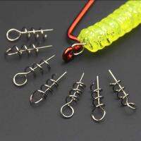 50 or100pcs/Lot ฤดูใบไม้ผลิล็อค Crank Hook Fishing Connector สแตนเลสหมุน &amp; Snap เหยื่ออ่อนอุปกรณ์เสริม Pesca Tackle-Cailine