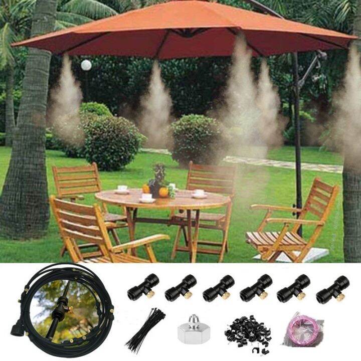 620M Cooling Water Fog Sprayer Garden Water Fogger Misting Fan Cooler