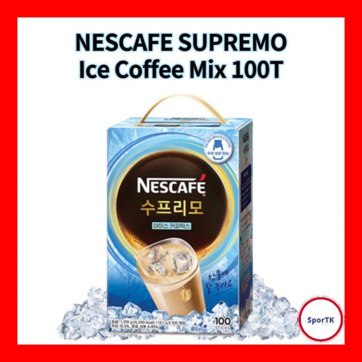 NESCAFE Supremo Ice Coffee Mix 100T Instant Stick Korean Coffee Lazada PH