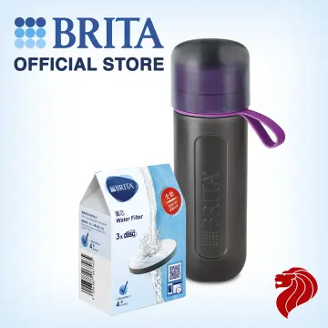 BRITA MicroDisc Twin 3 Pack for Fill & Serve Carafe / Fill & Go Vital  bottle