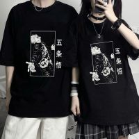 【New】จุ๋ยวรัทยา Kaisen เสื้อ Gojou Satoru เสื้อ Anime ญี่ปุ่น Streetwear ผู้ชายผู้หญิงผ้าฝ้าย100% ฤดูร้อนหลวม Tees Hip Hop มังงะพิมพ์