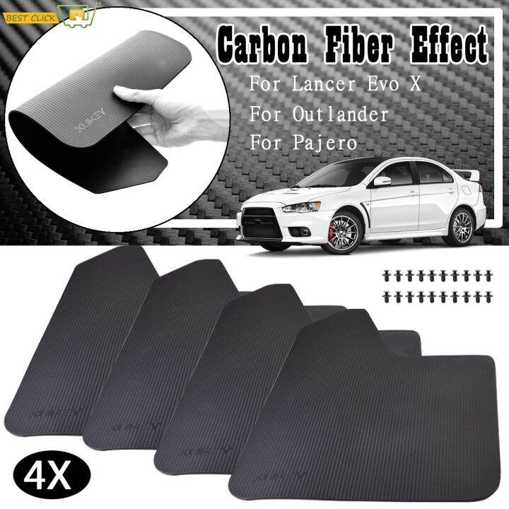 Rally Sport Mudflaps Mud Flaps Splash Guards Mudguards For Mitsubishi