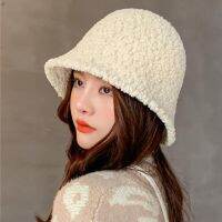 {You have a hat} หมวกปานามาฮาราจูกุผู้ชาย,Topi Bucket ฤดูใบไม้ร่วงฤดูหนาวหมวกชุดตกแต่งธีมชาวประมงขนแกะอบอุ่นกลางแจ้งสำหรับผู้หญิง