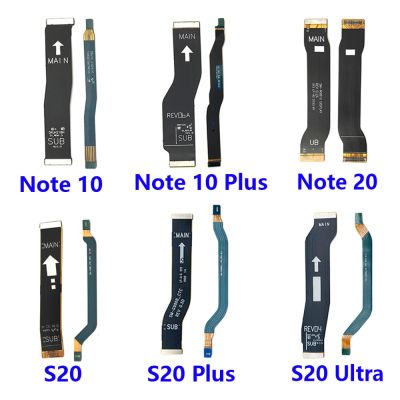 หน้าจอ LCD หลักเชื่อมต่อเมนบอร์ดเฟล็กซ์สำหรับซัมซุงโน้ต10 Lite Note 20 S10 Plus S20 Fe 5G อะไหล่สำรองพิเศษ