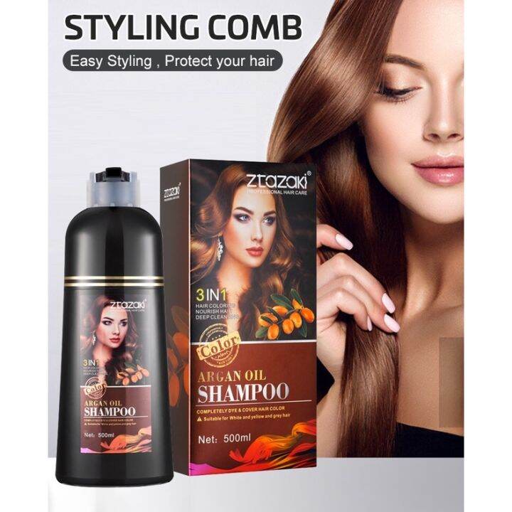 Original black hair shampoo japan Herbal hair dye Shampoo color White Hair Turns to Black