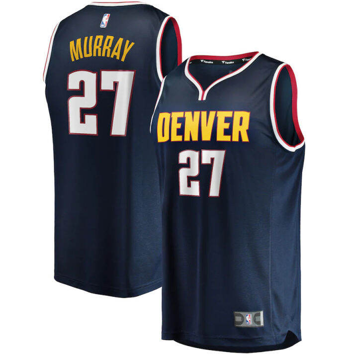 เสื้อเจอร์ซีย์บาสเก็ตบอล-nba-22-23-denver-nuggets-จาเมอเรย์สีน้ำเงิน