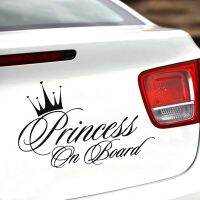 Car Sticker Princess Baby On Board 16.5*10.9CM Funny Car Decal Reflective Laser Vinyl Car Sticker 3D Car Styling Black Silver