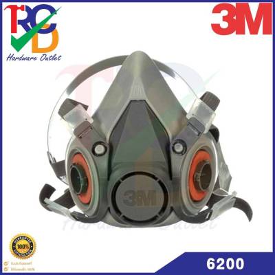 3M หน้ากาก 6200 Half Facepiece Reusable Respirator