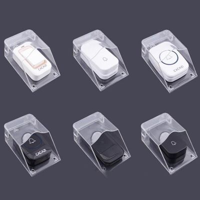 【CW】 Transparent Cover Doorbell Door Chime Outdoor Garden Covers