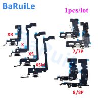 [Hot K] BaRuiLe iPhone 7สายเคเบิ้ลยืดหยุ่นสำหรับชาร์จ1ชิ้น8 Plus X XS XR Dock ตัวเชื่อมต่อพอร์ตเครื่องชาร์จ USB ริบบอน