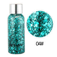 NIIKA HANDAIYAN 1Pcsอายแชโดว์แวววาวครีมผมFace Eye Glitterแฟลชขนาดใหญ่Sequinsครีมสีเทศกาลตกแต่ง [8สี]