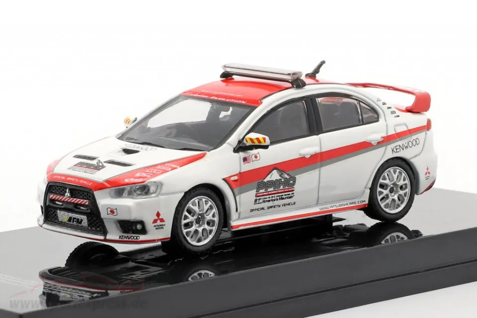 MITSUBISHI LANCER EVO X PIKES PEAK SAFETY CAR 1:64 (TARMAC WORKS