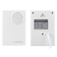 ✙♦ Wall Mounted ABS DC 12V Wired Doorbell 8.7x6cm Home Office Security Door White Smart Bell For Access Control System