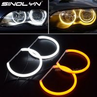 ∏ Switchback Cotton Light Halo Rings DRL LED Angel Eyes Kit For BMW 3 5 7 Series E46/E39/E38/E36 Xenon Headlight Retrofit