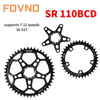 FOVNO DECKAS Chainring รอบ110BCD จักรยานถนนแคบกว้าง Chainwheel 36ครั้ง-58ครั้ง ForSRAM GXP XX1 X0 X9 7-12speed ขี่จักรยานส่วน