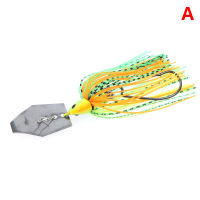 ?dgheg? 1PC 11G chatterbait Blade เหยื่อพร้อมยางกระโปรง buzzbait Fishing lures Tackle