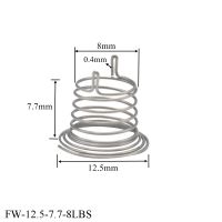 FINEWE Nickel Wire Contact Spring 7.7mm Hight Touch Button Switch Spring Panel Switch Spring