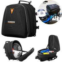 ♨♚✕ Motorcycle Tail Back Seat Bag Waterproof Motorcycle Rear Seat Bag Large Capacity Motorcycle Rider Backpack Waterproof