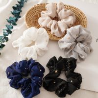 ❏☌☇ Scrunchie Women Girls Sweet Bright Print Elastic Hair Rubber Bands Ponytail Holder Fashion Hair Accessories