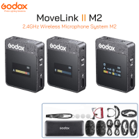 Godox Movelink II M2 2.4GHz Wireless Microphone System