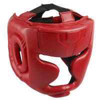 เครื่องป้องกันศีรษะสำหรับเด็กรุ่น 500 (สีแดง) Kids Full Face Boxing Headguard 500 - Red