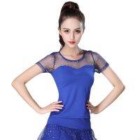 Ladies Ballroom Dance Costume Tops Flamenco Dance Blouse Modern Standard Outfits Competition Latin Salsa Rumba Performance