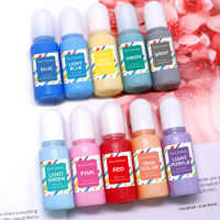 10Mlขวด Pas Makaron Liquid สีทึบเรซิ่น Pigment Dye DIY อีพ็อกซี่เรซิ่นเครื่องประดับ Moulds Ab Gum Uv กาวสี Paletting