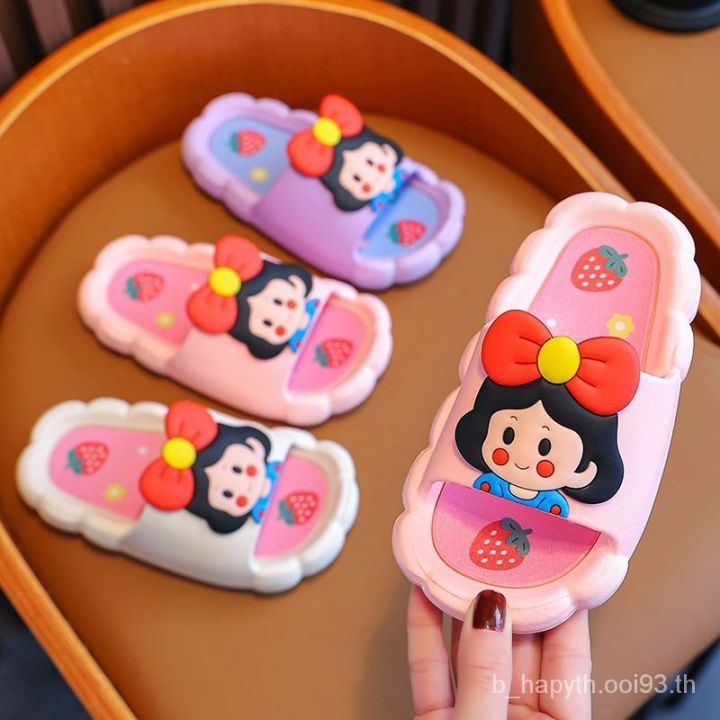 hiluojiangqushuangyangyou-รองเท้าแตะสำหรับเด็กรองเท้าแตะกันลื่นสำหรับอาบน้ำในร่มเจ้าหญิงน้อยน่ารักแบบใหม่ฤดูร้อนsl7470