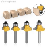 1PC 1/4 6.35MM 6MM Shank Milling Cutter Wood Carving Corner Round Over Router Bit with Bearing Woodworking Tool Tungsten Carbide