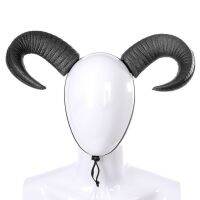 Big Ram Horns Gothic Headband Steampunk Sheep Horn Hair Band คอสเพลย์ Halloween Party อุปกรณ์เสริม