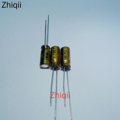 30pcs/lot Nichicon FW series 1uF 50V 5x12mm Original new 50V1UF Electrolytic capacitor 1UF/50V Audio capacitor