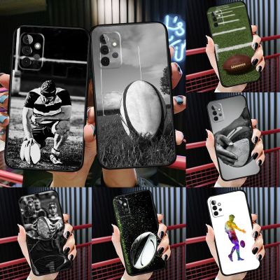 Phone A02S Case A12 For A71 A22 Ball A32 A50 A52S A42 Galaxy Samsung A51 A72 [hot]Rugby A03S A52 A21S A70