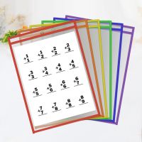 6 Pcs Clear File Protector Protectors Blue Folders Rewritable Binder Folders