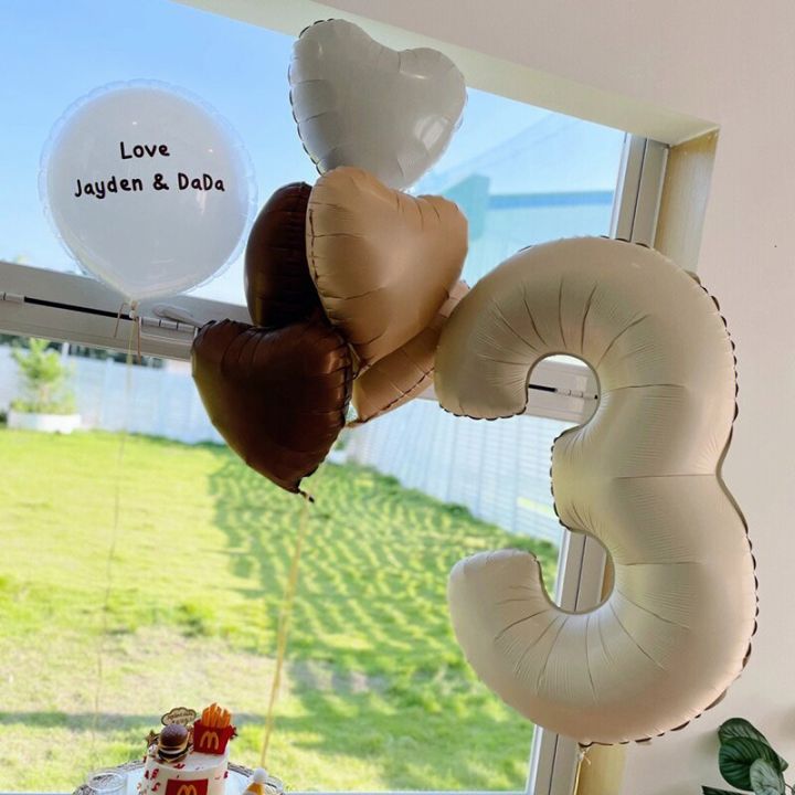 6pcs-brown-beige-cream-heart-balloons-kit-with-40inch-cream-number-balloon-children-s-birthday-party-decoration-set-baby-shower-balloons