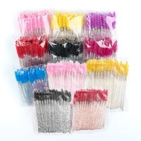 ☽∈■ 250/500pcs Eyelashes Brushes Good Quality Disposable Eyelash Makeup Brush Mini Mascara Wands Brush Extension Tools maquillage