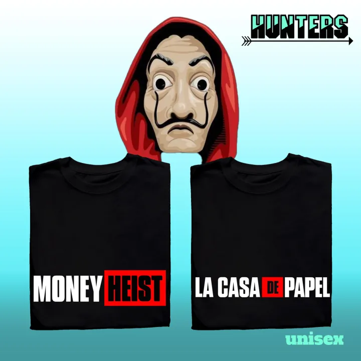 Money Heist La Casa De Papel Logo NetFlix Show Inspired Dali mask The