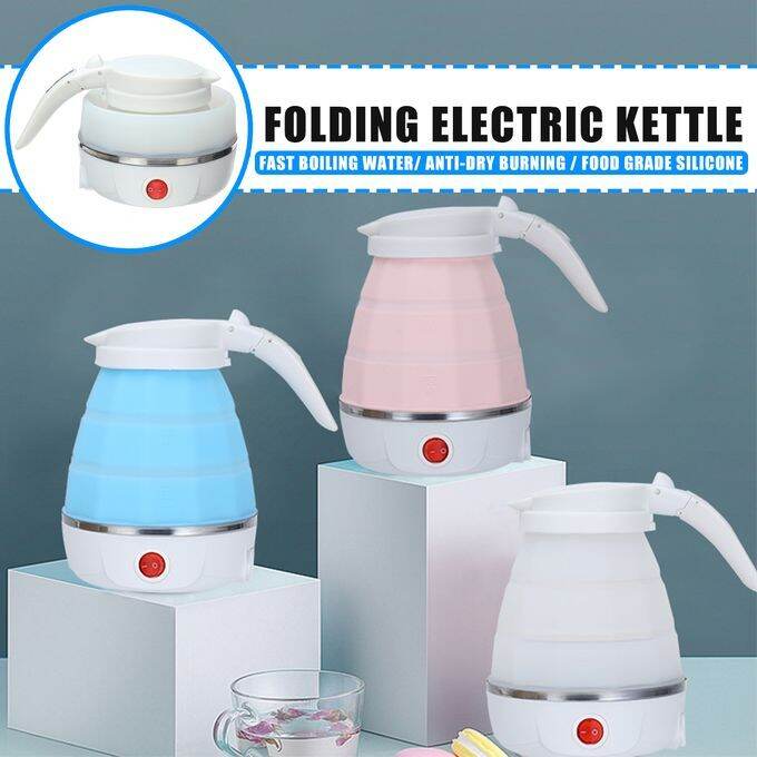 Portable Travel Kettle Folding Electric Kettle 600ml Lazada PH