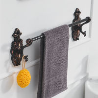 Towel Bars Brass Wall mounted Single Towel Bar Holder Luxury Towel Rack Wall Bathroom Accessories Towel Hanger Rails DG-9510R