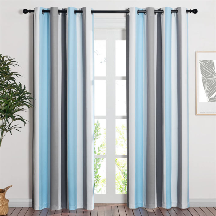 Velcro Tab Top Waterproof Outdoor Curtains for Garage / Patio, 1