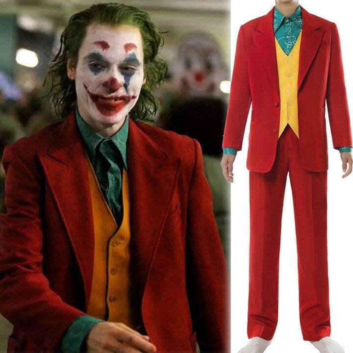 2019 NEW Joker Cosplay Costume Joaquin Phoenix Authur Fleck Full Set