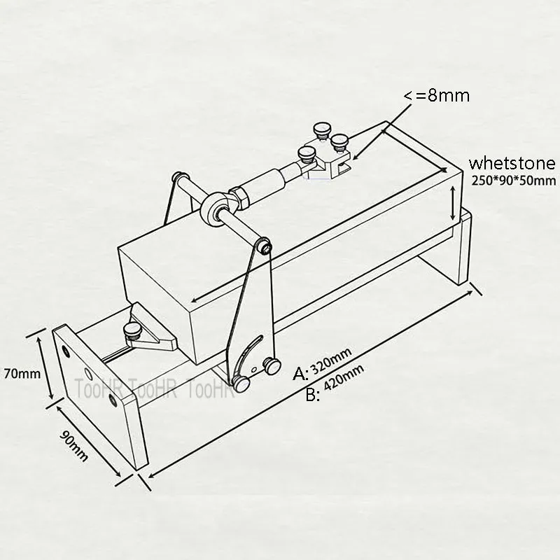 Professional Fixed Angle Sharpener Knife Sharpening Frame Whetstone Grinder  Sharpening Tool For Scissors Planer Chisel