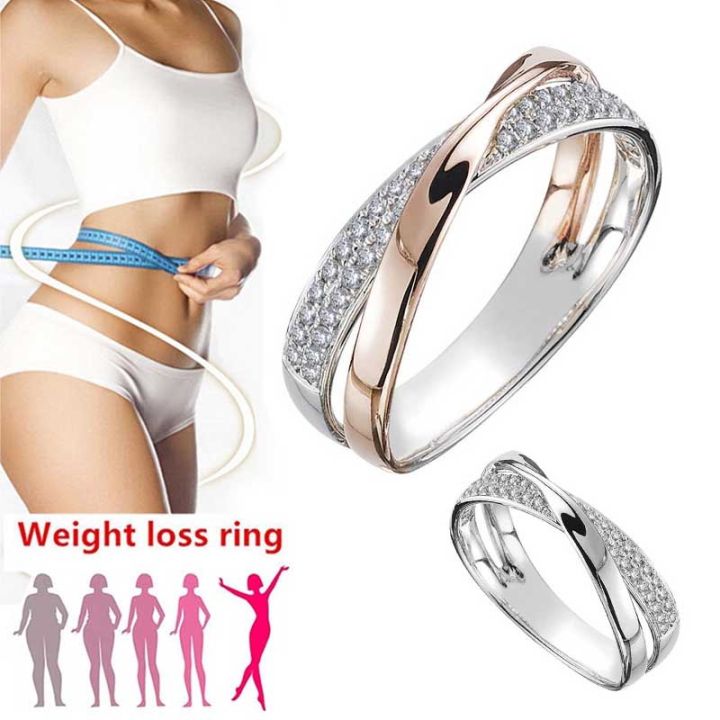 shiqinbaihuo-แหวนดูแลสุขภาพลดความอ้วนแหวนคริสตัลเทียมลดน้ำหนักเครื่องประดับแม่เหล็ก