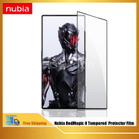 Nubia RedMagic 6/8คลุมทั้งหมดกาวกระจกเทมเปอร์ฟิล์มปกป้องหน้าจอ