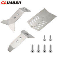 CLIMBER [คุณภาพสูง] เกราะแชสซีรถ Rc สแตนเลสชิ้นส่วนอะไหล่ที่ได้รับการอัปเกรดแล้วเข้ากันได้กับ AR106017หินใหญ่ Arma 1/8 NERO 6S