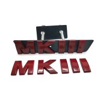 ป้ายติดกระจังหน้ารถ MKIII ย่าง3D ตัวอักษร MK 3สีดำเงา MKIII สัญลักษณ์รถกอล์ฟป้ายอัตโนมัติ